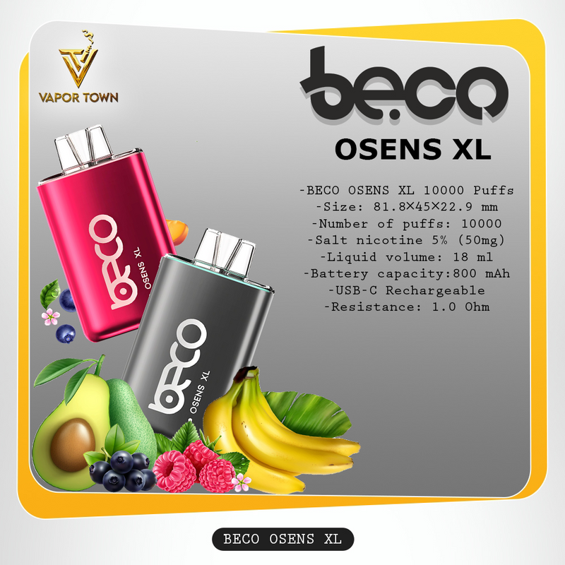 Beco OSENS XL 10000Puffs Disposable -50mg